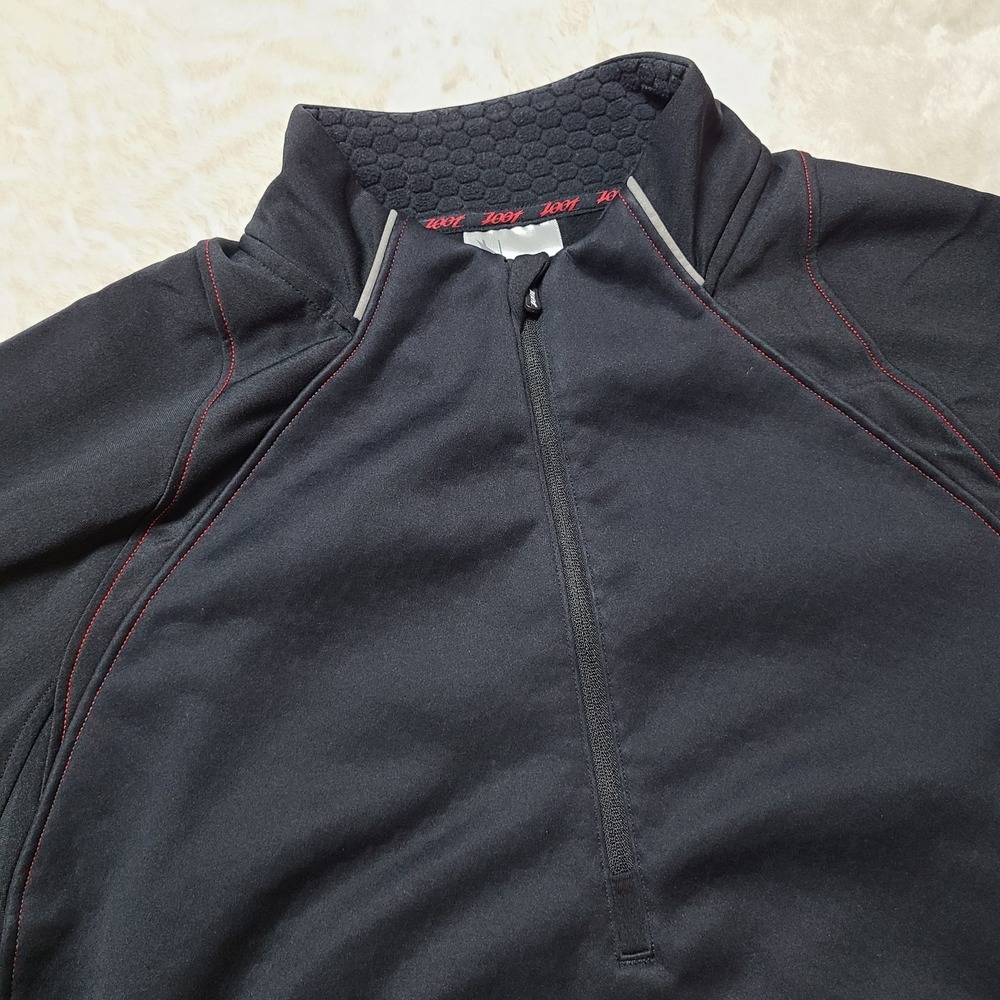 ZOOT Ultra 1/2 Zip Long Sleeve Pullover Thermal Top Cycling Running Black Large